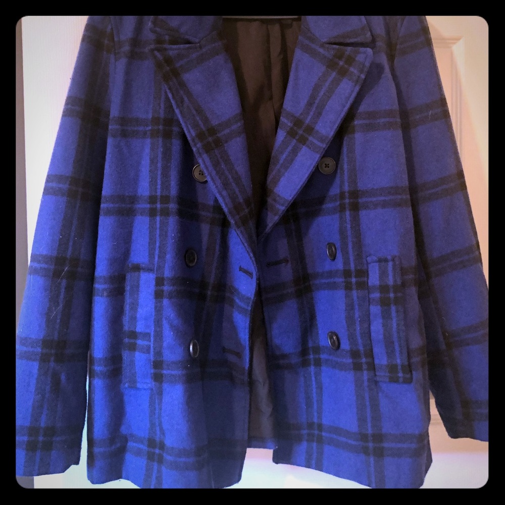 Flannel Blue Women Jacket